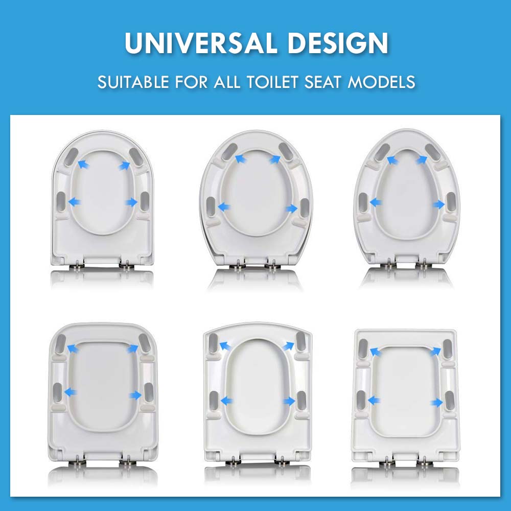 Bumpy Bumpers - Toilet Seat Spacers (4 Pack)