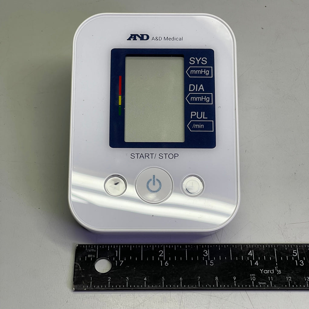 A&D MEDICAL Wide Range Cuff Blood Pressure Monitor White w/ Black UA-651-AC