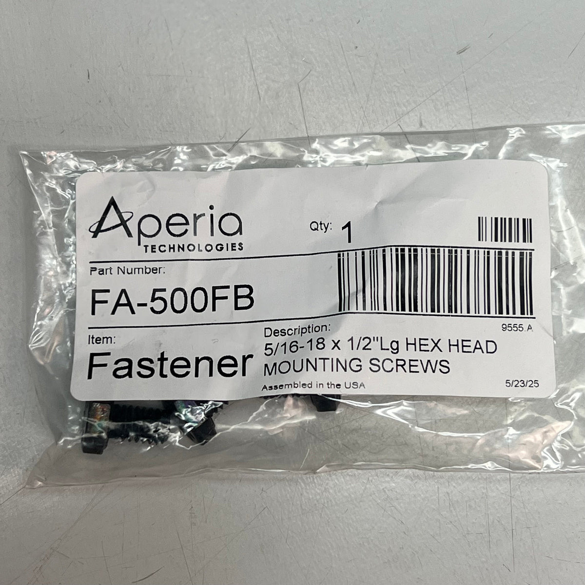 APERIA Flow Below Latches Axle Kit Cyclone W/ Hardware Black/Chrome AK-500FB