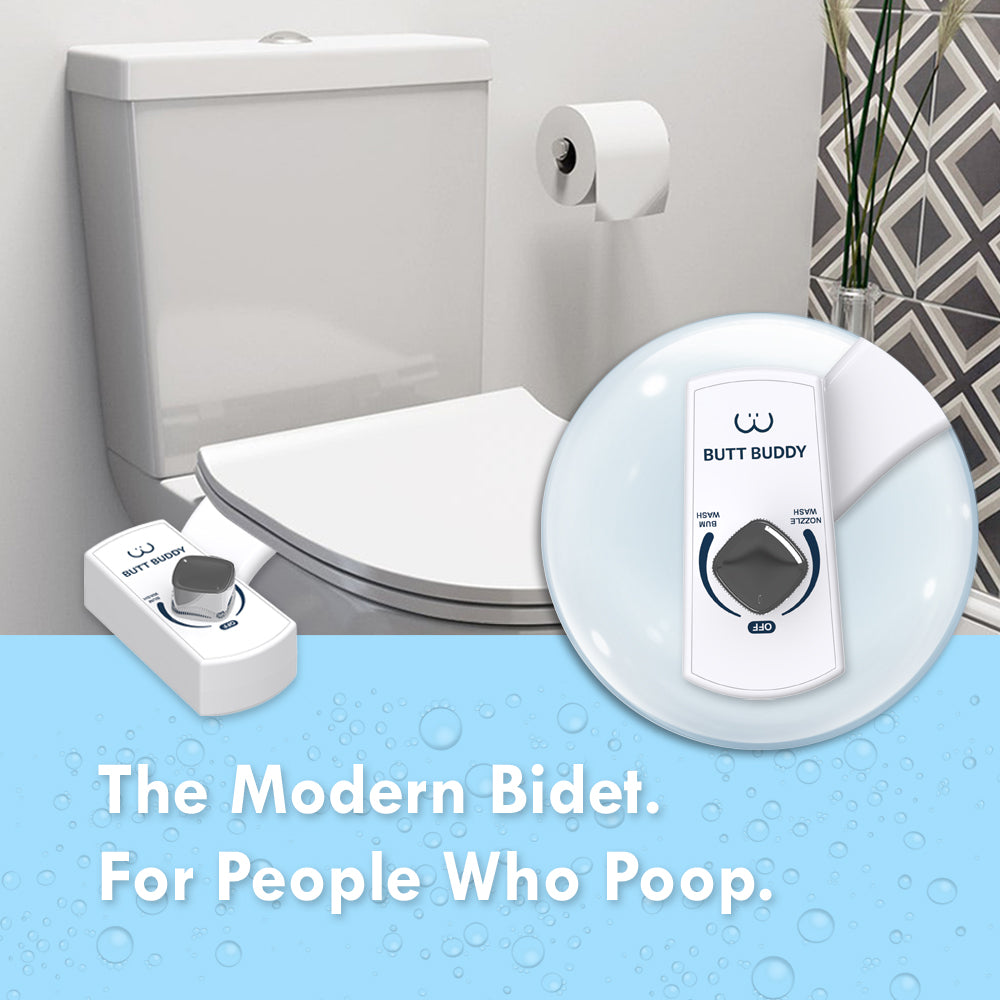BUTT BUDDY - Bidet Toilet Attachment & Fresh Water Sprayer