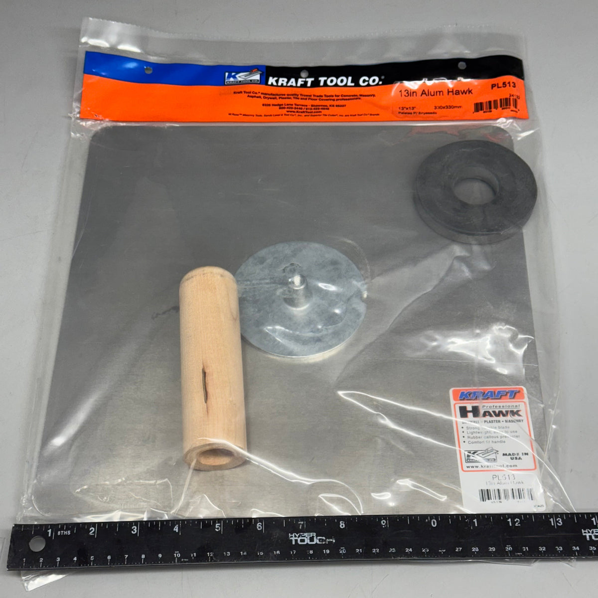 KRAFT TOOL CO. (2 PACK) Alum Hawk 13" PL513