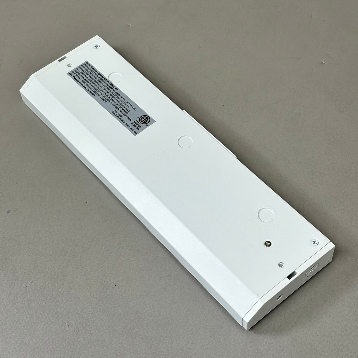 AMERICAN LIGHTING 2 LED Under Cabinet Light 12" 4W 3000K White ALC212WH