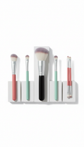 Sleek Makeup Brush Set Synthetic Fibers