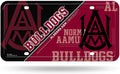 Alabama A&M University Bulldogs Metal Auto Tag License Plate, Split Design, 6x12 Inch