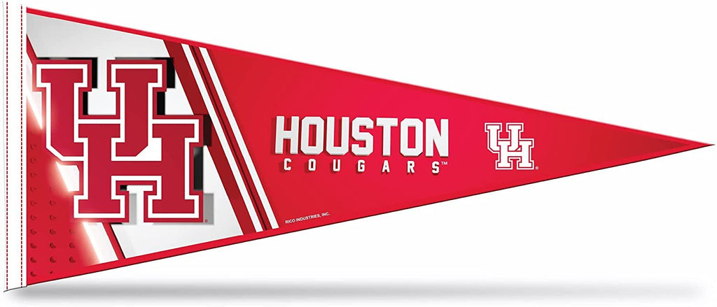 University of Houston Cougars Soft Felt Pennant, 12x30 Inch, Easy To Hang
