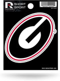 University of Georgia Bulldogs 3 Inch Sticker Decal, Die Cut, Full Adhesive Backing, Easy Peel and Stick Application