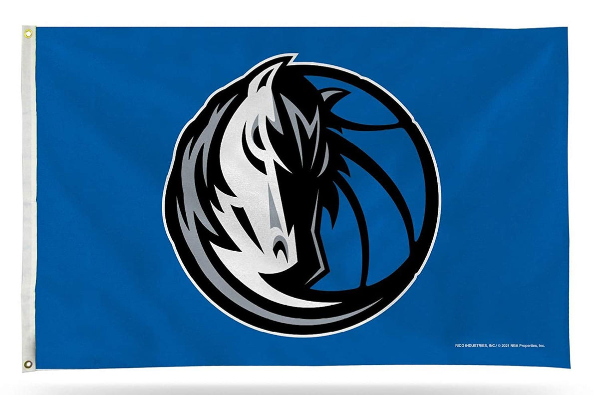 Dallas Mavericks Premium 3x5 Feet Flag Banner, Logo Design, Metal Grommets, Outdoor Use, Single Sided