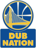 Golden State Warriors Dub Nation Premium Metal Pin, Lapel Hat Tie, Push Pin Backing