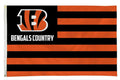 Cincinnati Bengals Premium 3x5 Feet Flag Banner, Country Design, Metal Grommets, Outdoor Use, Single Sided