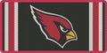 Arizona Cardinals Premium Laser Cut Tag License Plate, Jersey Design, Acrylic Inlaid, 12x6 Inch