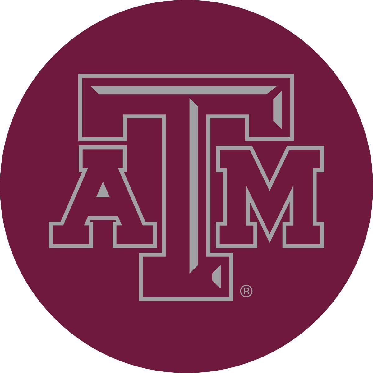 Texas A&M Aggies Decal 4" Round Vinyl Auto Home Window Glass University of