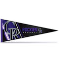Colorado Rockies 12x30 Inch Pennant, Soft Felt, Easy to Hang