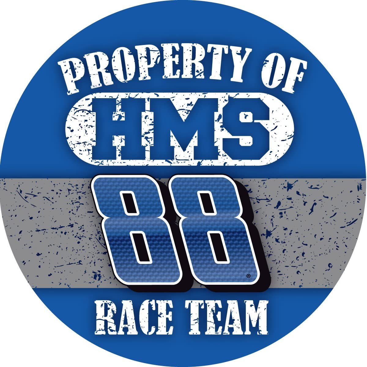 Dale Earnhardt Jr #88 Decal Sticker 4" Round Vinyl Auto Home Racing