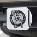 Boston Celtics Hitch Cover Solid Metal with Raised Chrome Metal Emblem 2" Square Type III