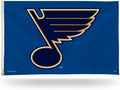 St Louis Blues Premium 3x5 Feet Flag Banner, Logo Design, Metal Grommets, Outdoor Use, Single Sided