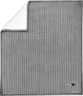 New England Patriots Cable Sweater Knit Sherpa Throw Blanket 50x60 Inch Adult