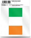Ireland National Soccer Team World Cup, 3 Inch Static Cling, Full Clear Adhesive Backing, Easy Peel and Stick Application, Removable and Reusable, Made in the USA