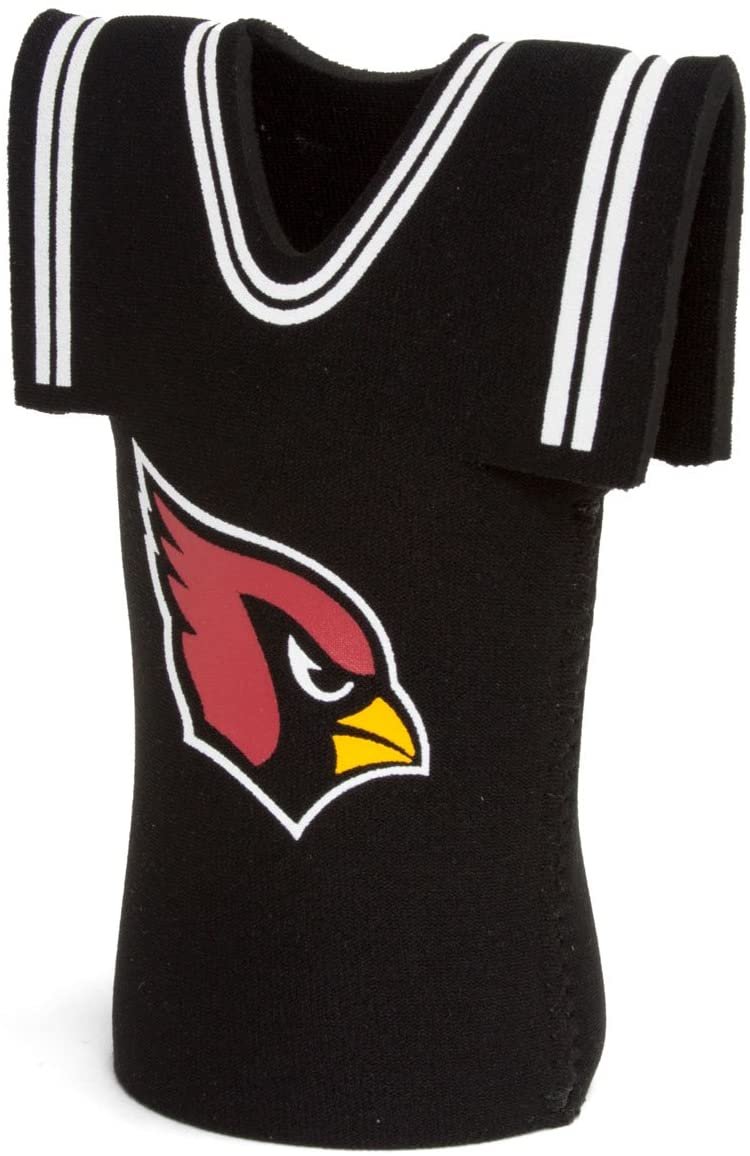 Arizona Cardinals 12oz Bottle Beverage Insulator Holder Cooler, Jersey Design