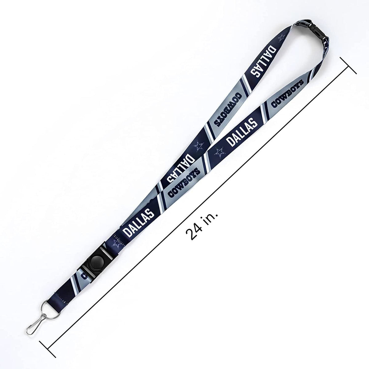 University of Wisconsin Badgers Lanyard Keychain Double Sided Breakaway Safety Design Adult