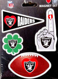 Las Vegas Raiders Small 4 Magnet Set Heavy Duty Auto Home Oakland Football