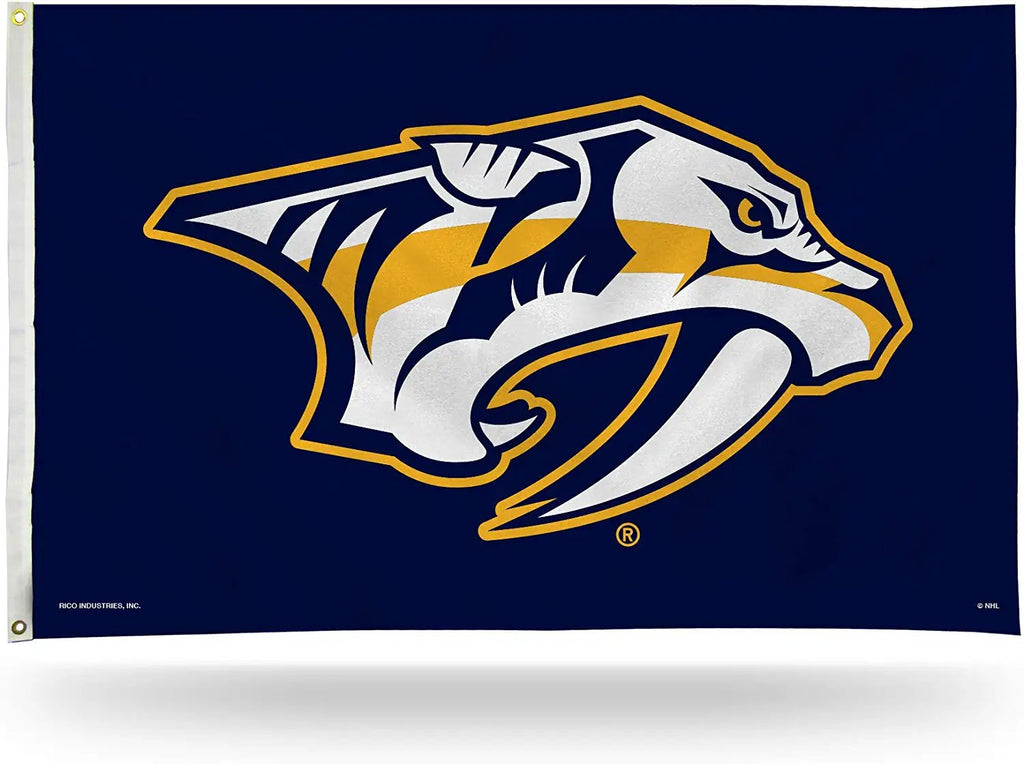 Nashville Predators 3x5 Feet Premium Flag Banner with Metal Grommets Outdoor